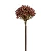 Planta Allium de estilo clásico fabricado en plástico en color morado.