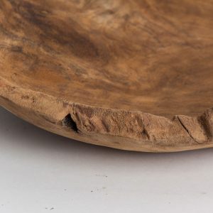 Centro de mesa Taskent de estilo étnico fabricado en madera tropical en color marrón con acabado envejecido.