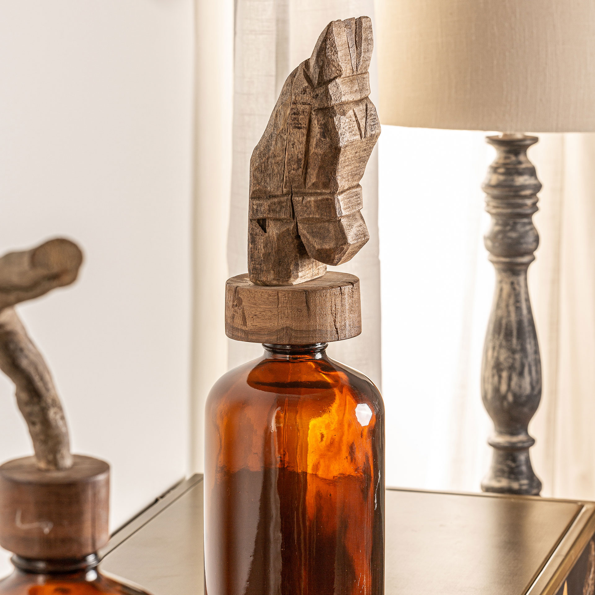 Botella Decorativa Caballo - Imagen 3