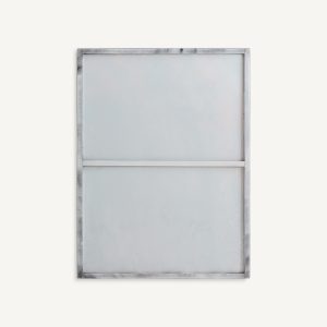 Lámina Nauru de estilo art deco fabricado en metacrilato en color turquesa con acabado impreso.