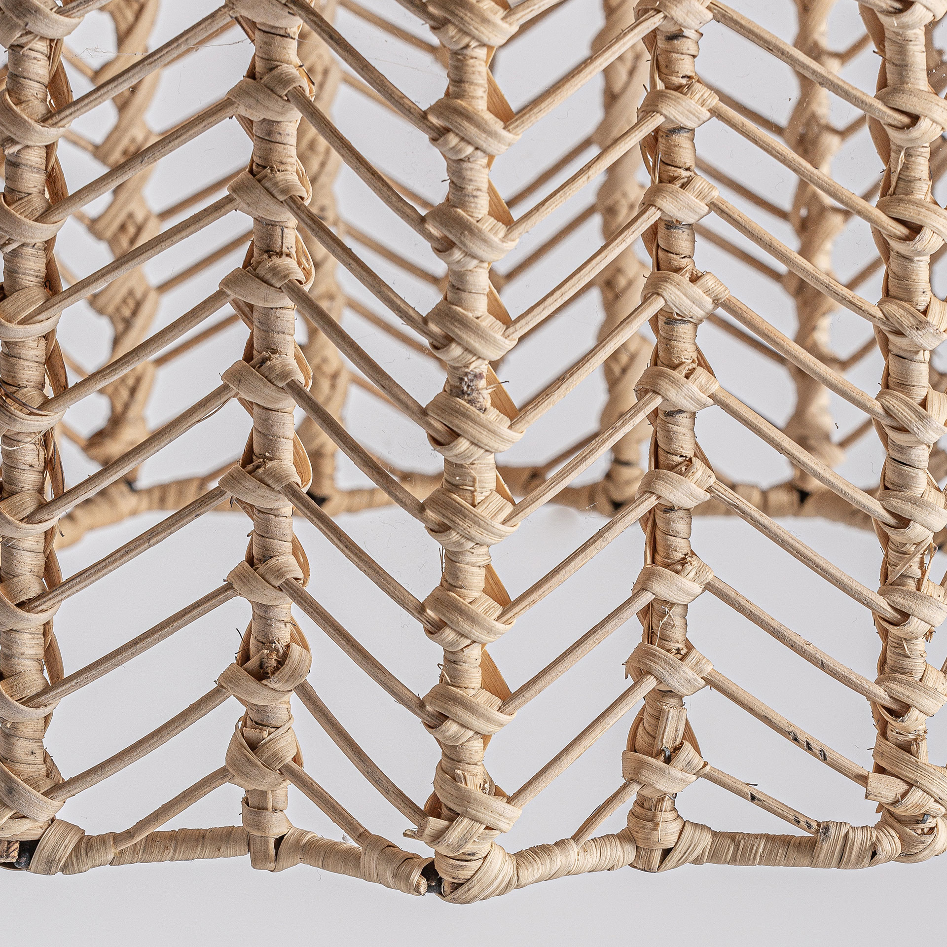 Lámpara De Colgar Plissé Rattan - Imagen 2