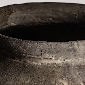 Tinaja colmberg en color marrón envejecido de estilo étnico. Fabricado en terracota.