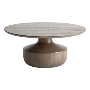 Mesa de centro Beaune de estilo colonial fabricado en madera de mango en color marrón. Producto desmontable.