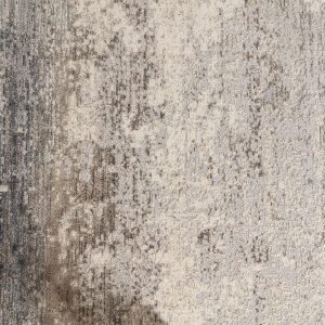 Alfombra tanit de estilo colonial fabricado en viscosa en color tonos en marrón combinado con poliéster.