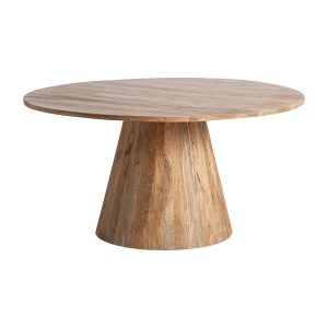 Mesa comedor mersch de estilo contemporáneo fabricado en madera de mango en color marrón. Producto desmontable.