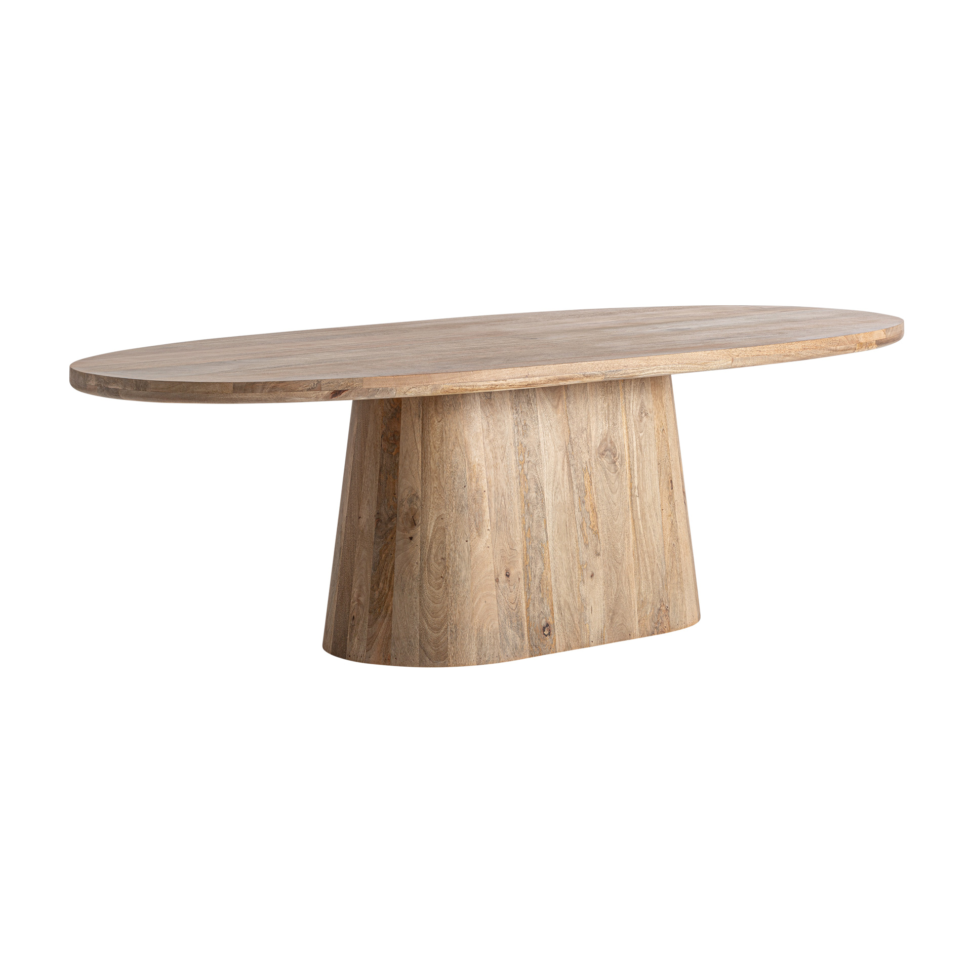 Mesa comedor mersch de estilo contemporáneo fabricado en madera de mango en color marrón. Producto desmontable.