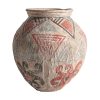 Tinaja Didac de estilo étnico fabricado en terracota en color multicolor.