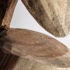 Escultura harper de estilo étnico fabricado en madera de teka en color tonos en marrón con acabado natural.