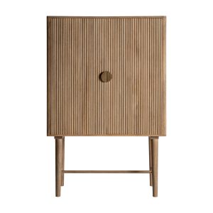 Jarrón galeo de estilo contemporáneo fabricado en cerámica en color negro.