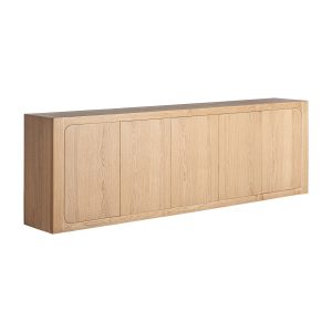 Aparador zelzate de estilo art deco fabricado en madera roble en color marrón claro.