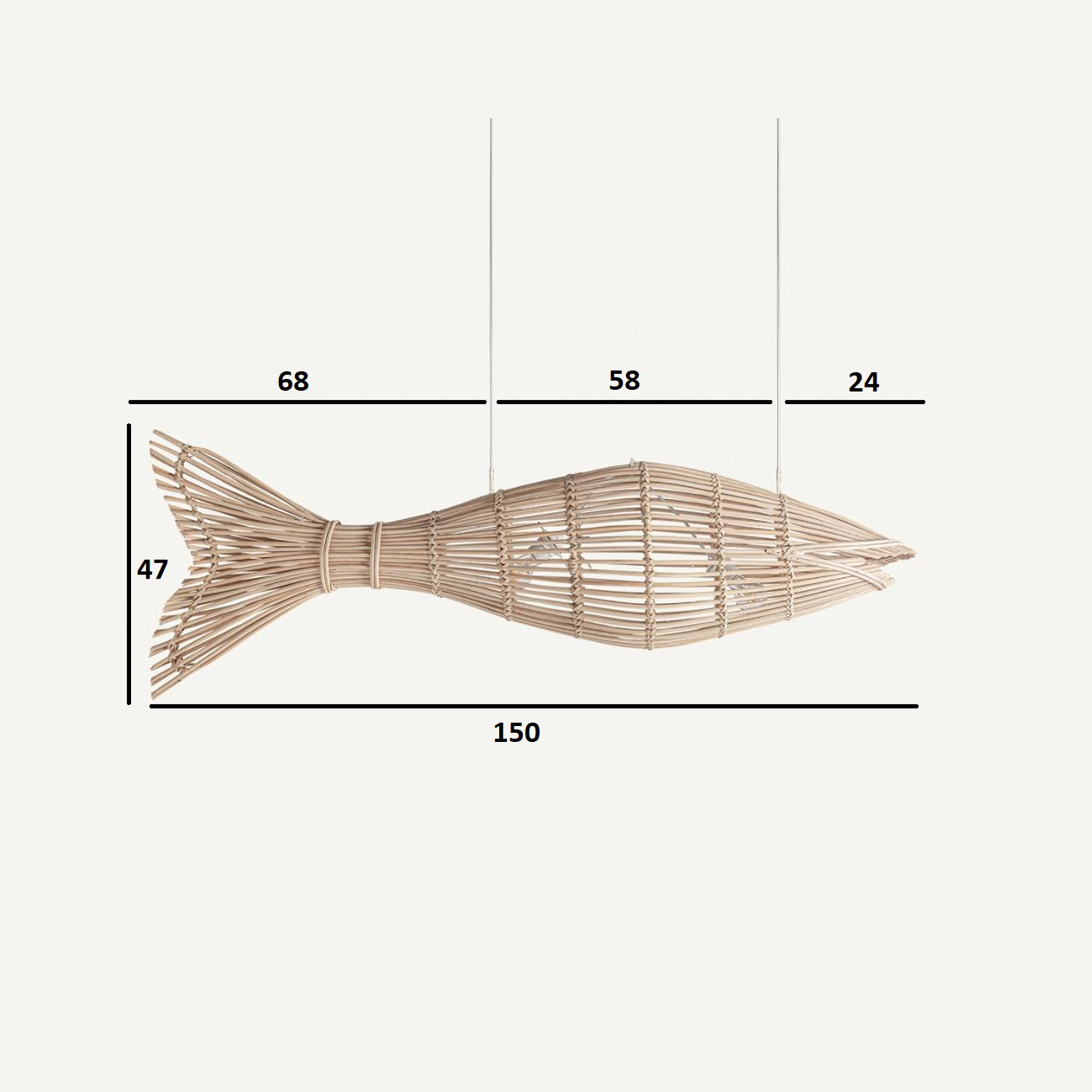 Lámpara De Colgar Fish - Imagen 6