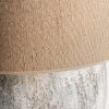 Lámpara de sobremesa yrsa de estilo nórdico fabricado en cemento en color gris combinado con yute en color marrón claro. Producto desmontable. Compatible con: 28528 34935.
