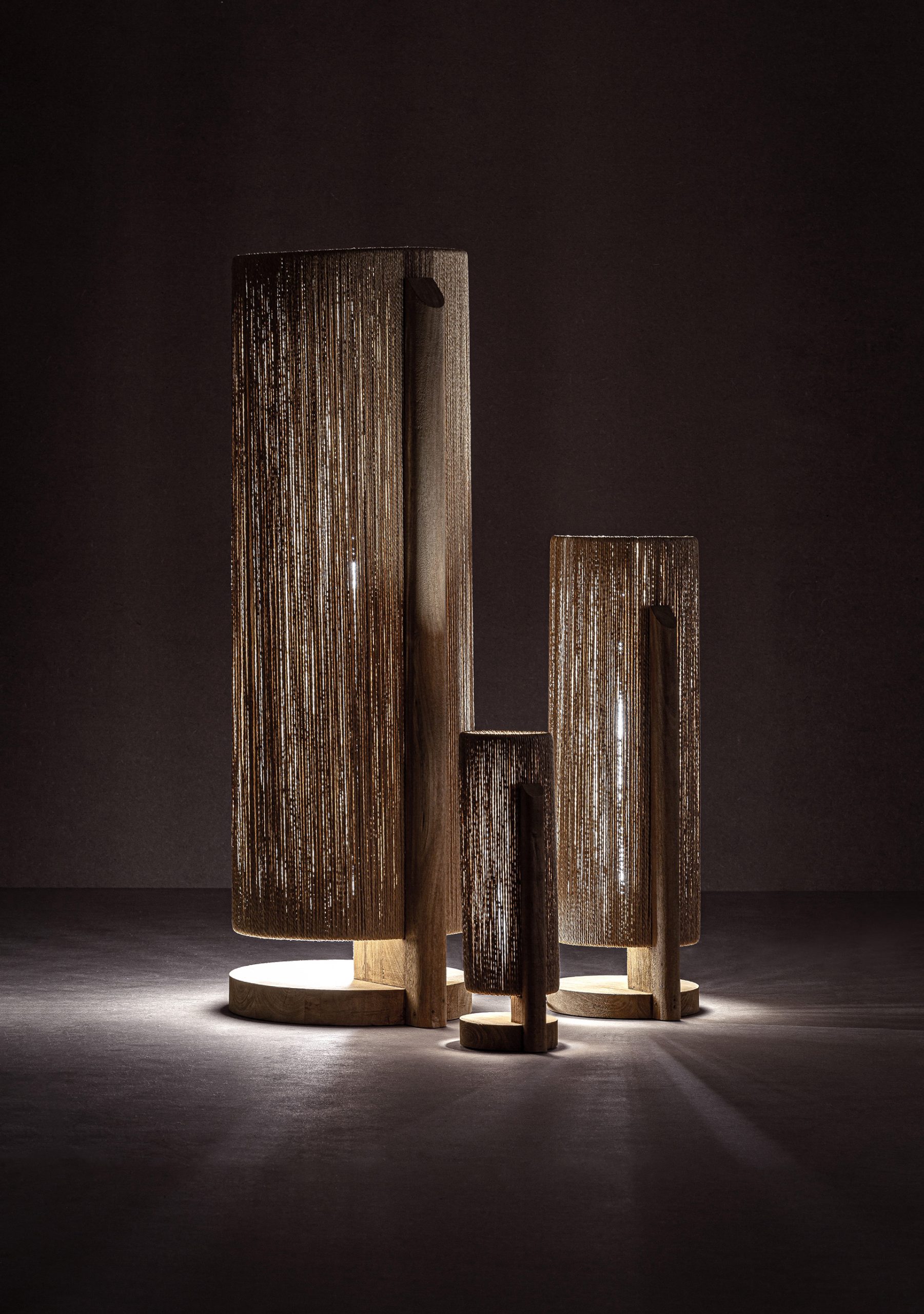 Lámpara De Pie Jacquard - Imagen 3