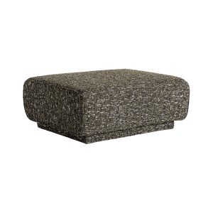 Módulo sofá reposapiés kozly de estilo contemporáneo fabricado en poliéster en color verde con acabado jaspeado combinado con madera de pino y madera contrachapada. Compatible con: 36117 36118 36119 36116.