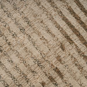 Alfombra delia de estilo clásico fabricado en poliéster en color beige en color verde.