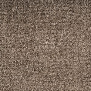 Alfombra Clea de estilo clásico fabricado en poliéster en color marrón.