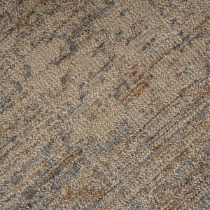 Alfombra Deaher de estilo clásico fabricado en poliéster en color tonos en marrón.