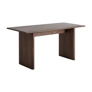 Escritorio Ravaux de estilo contemporáneo fabricado en madera de mango en color marrón. Producto desmontable.