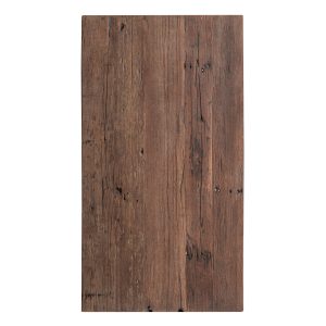 Módulo barra de bar Landshut de estilo rústico fabricado en madera recuperada en color marrón.